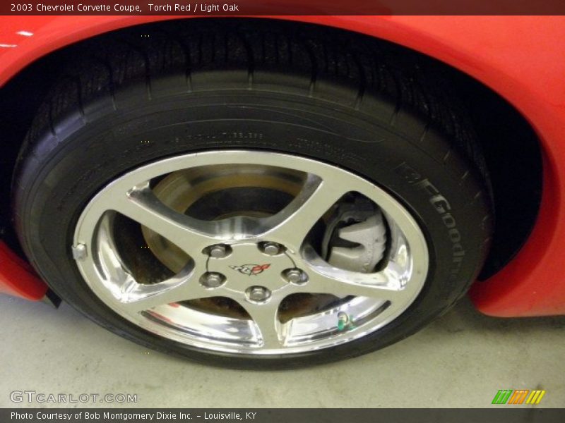 Torch Red / Light Oak 2003 Chevrolet Corvette Coupe
