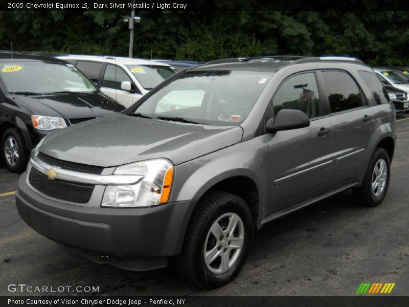 Dark Silver Metallic / Light Gray 2005 Chevrolet Equinox LS