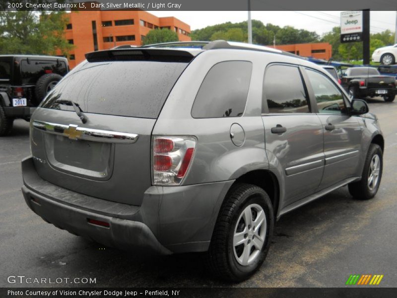Dark Silver Metallic / Light Gray 2005 Chevrolet Equinox LS