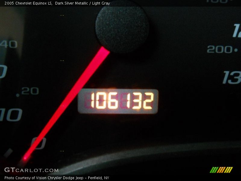 Dark Silver Metallic / Light Gray 2005 Chevrolet Equinox LS