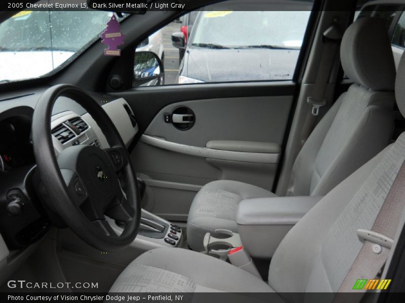 Dark Silver Metallic / Light Gray 2005 Chevrolet Equinox LS