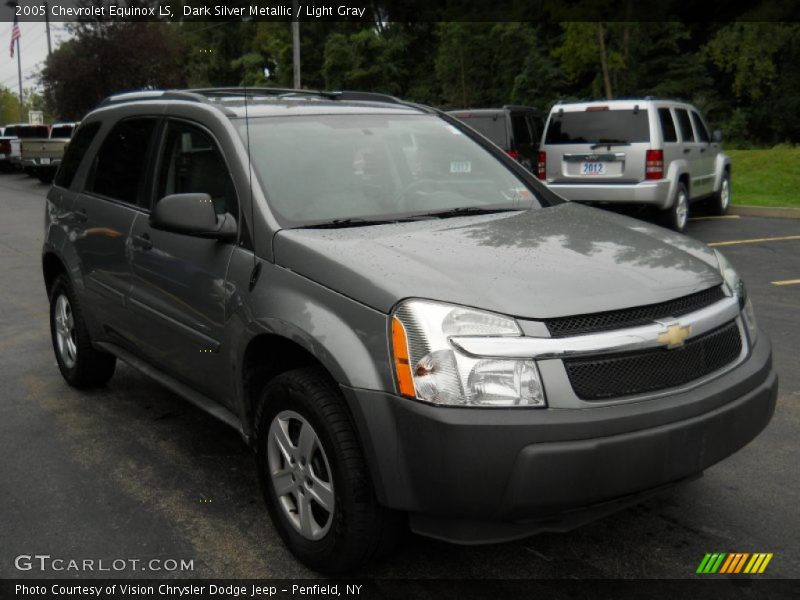 Dark Silver Metallic / Light Gray 2005 Chevrolet Equinox LS