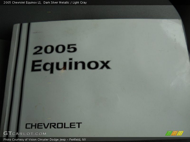 Dark Silver Metallic / Light Gray 2005 Chevrolet Equinox LS