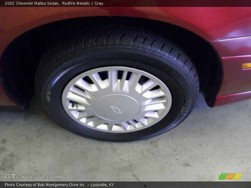 Redfire Metallic / Gray 2002 Chevrolet Malibu Sedan