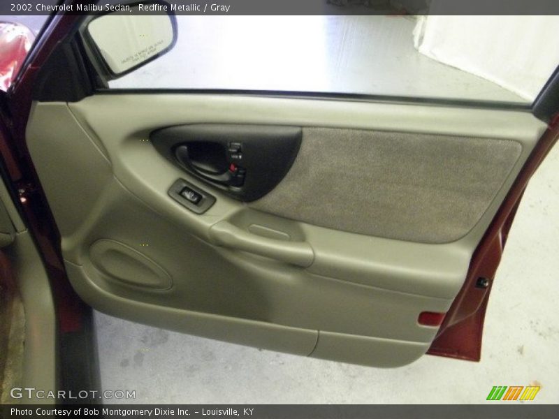 Redfire Metallic / Gray 2002 Chevrolet Malibu Sedan