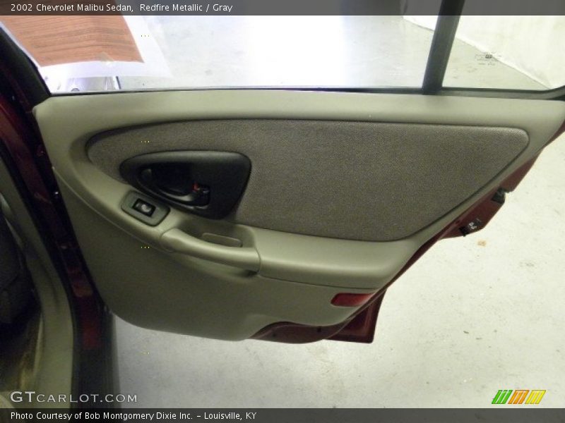 Redfire Metallic / Gray 2002 Chevrolet Malibu Sedan