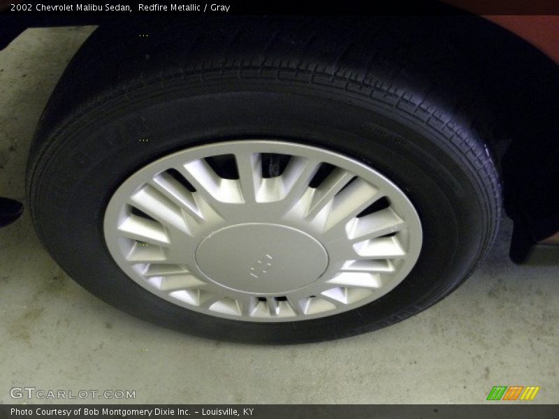 Redfire Metallic / Gray 2002 Chevrolet Malibu Sedan