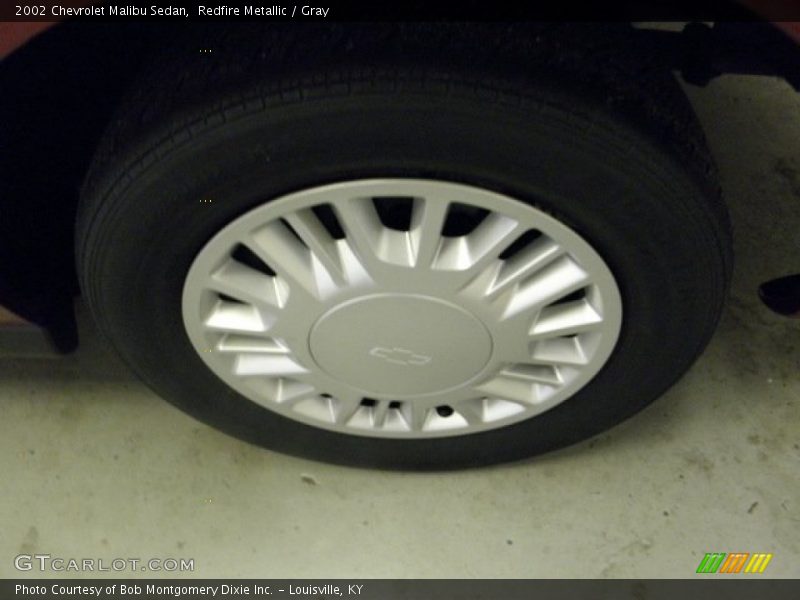 Redfire Metallic / Gray 2002 Chevrolet Malibu Sedan