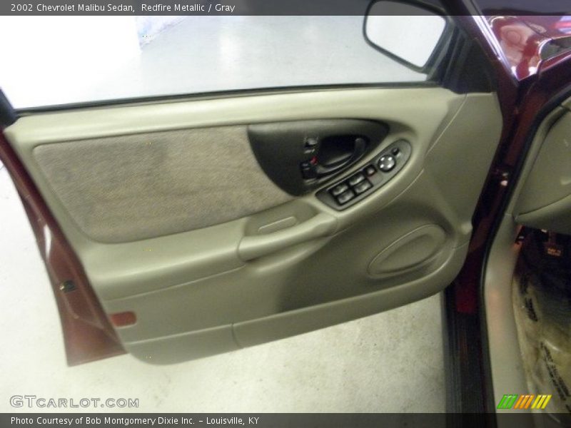 Redfire Metallic / Gray 2002 Chevrolet Malibu Sedan