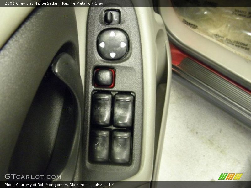 Redfire Metallic / Gray 2002 Chevrolet Malibu Sedan