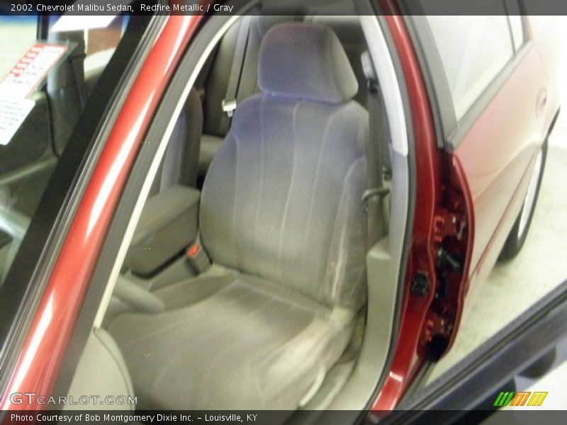 Redfire Metallic / Gray 2002 Chevrolet Malibu Sedan