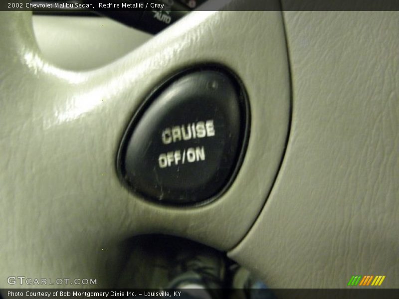 Redfire Metallic / Gray 2002 Chevrolet Malibu Sedan