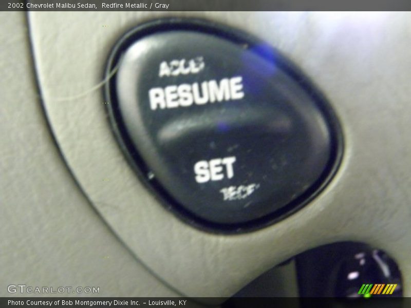 Redfire Metallic / Gray 2002 Chevrolet Malibu Sedan