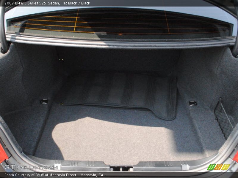 Jet Black / Black 2007 BMW 5 Series 525i Sedan