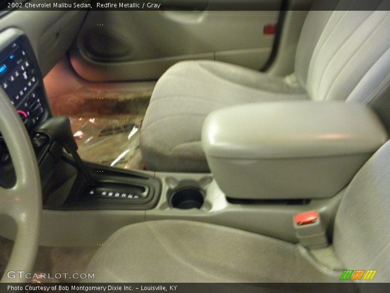 Redfire Metallic / Gray 2002 Chevrolet Malibu Sedan
