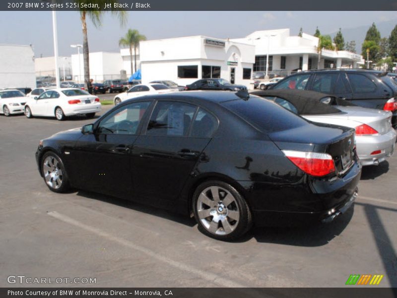 Jet Black / Black 2007 BMW 5 Series 525i Sedan