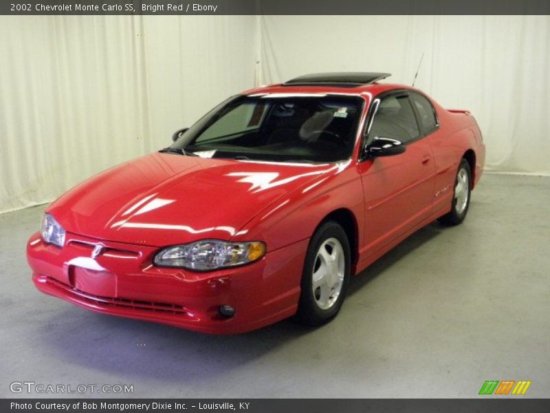 Bright Red / Ebony 2002 Chevrolet Monte Carlo SS
