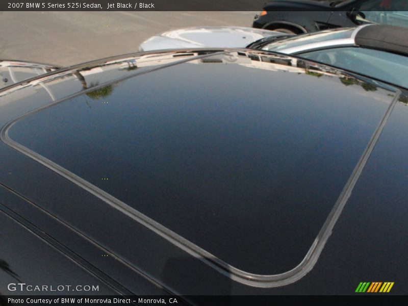 Jet Black / Black 2007 BMW 5 Series 525i Sedan