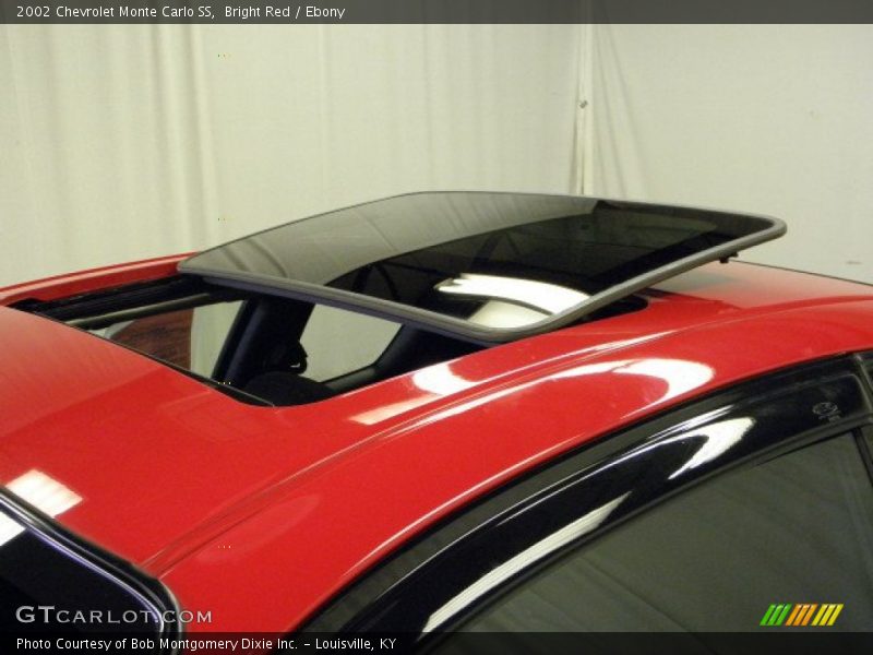 Bright Red / Ebony 2002 Chevrolet Monte Carlo SS