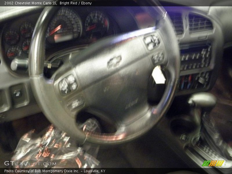 Bright Red / Ebony 2002 Chevrolet Monte Carlo SS