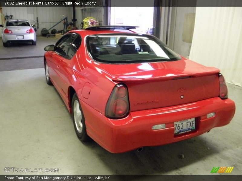 Bright Red / Ebony 2002 Chevrolet Monte Carlo SS