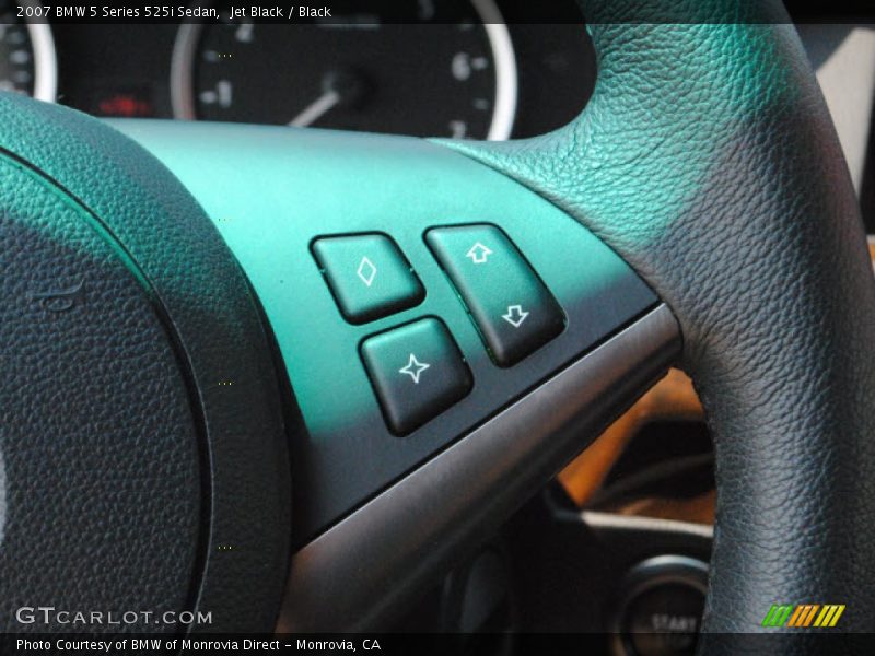Jet Black / Black 2007 BMW 5 Series 525i Sedan