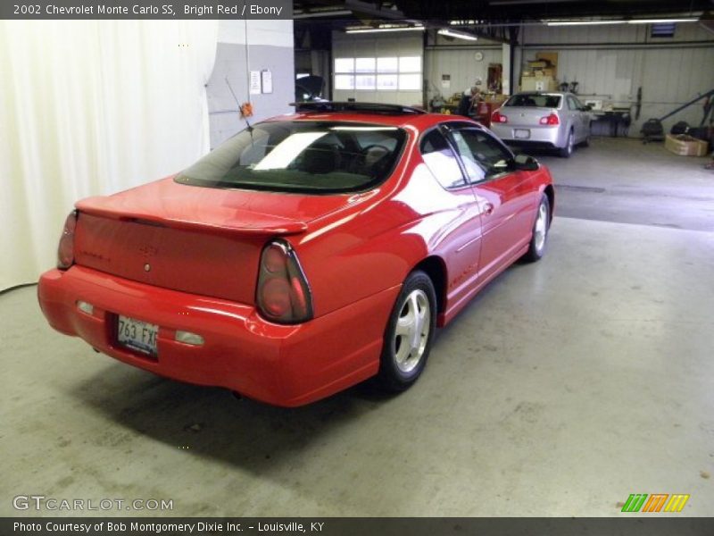 Bright Red / Ebony 2002 Chevrolet Monte Carlo SS