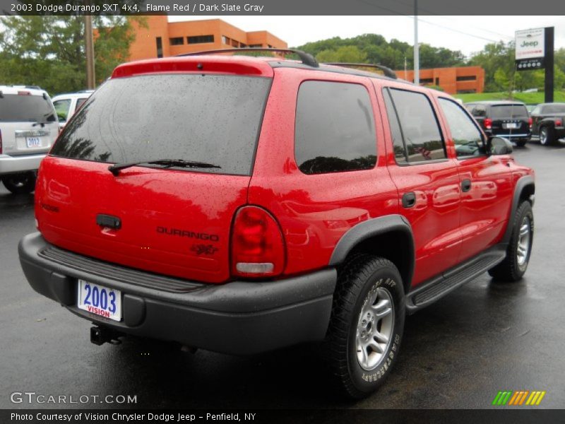 Flame Red / Dark Slate Gray 2003 Dodge Durango SXT 4x4