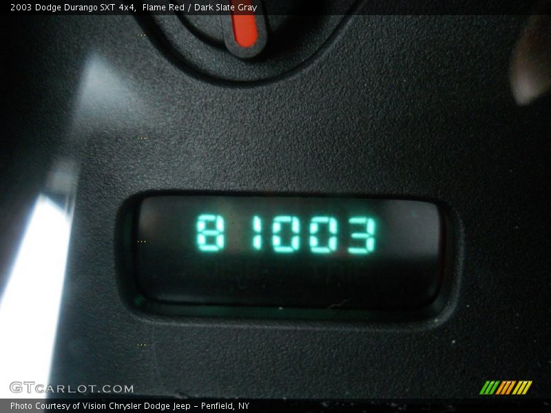 Flame Red / Dark Slate Gray 2003 Dodge Durango SXT 4x4