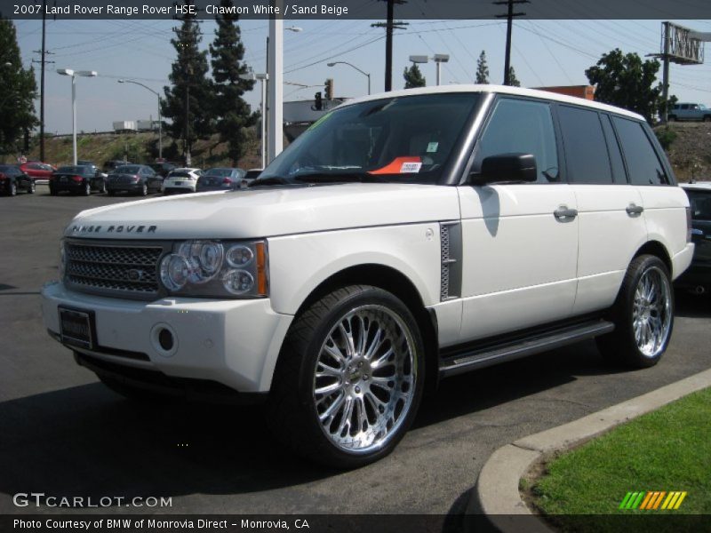 Chawton White / Sand Beige 2007 Land Rover Range Rover HSE