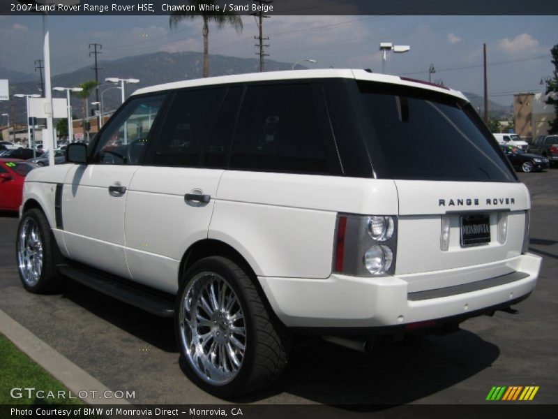 Chawton White / Sand Beige 2007 Land Rover Range Rover HSE