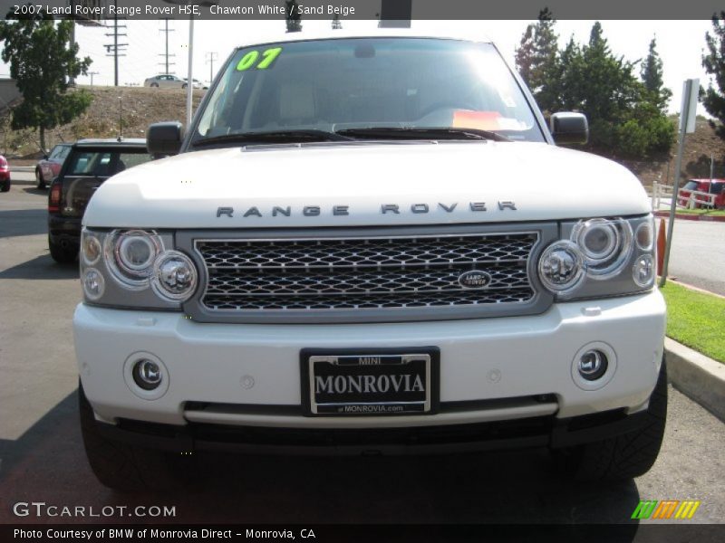 Chawton White / Sand Beige 2007 Land Rover Range Rover HSE