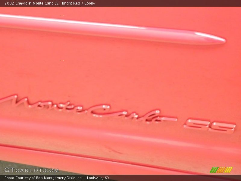 Bright Red / Ebony 2002 Chevrolet Monte Carlo SS