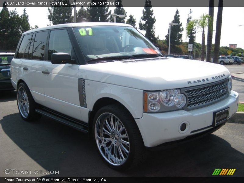 Chawton White / Sand Beige 2007 Land Rover Range Rover HSE