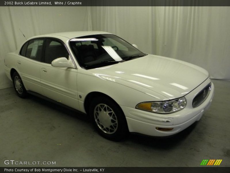 White / Graphite 2002 Buick LeSabre Limited
