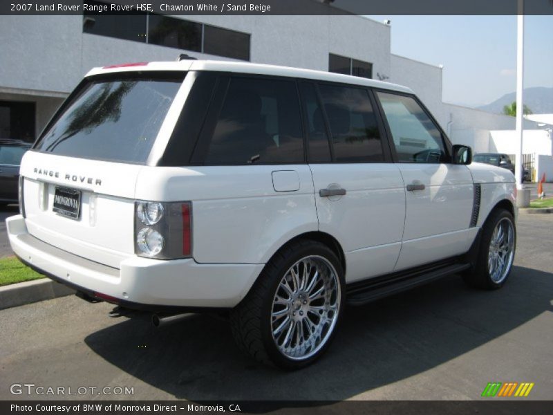 Chawton White / Sand Beige 2007 Land Rover Range Rover HSE