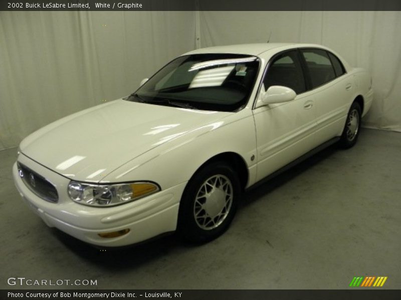White / Graphite 2002 Buick LeSabre Limited