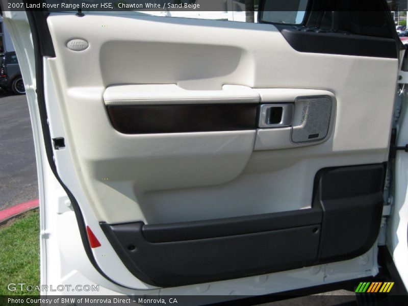 Chawton White / Sand Beige 2007 Land Rover Range Rover HSE