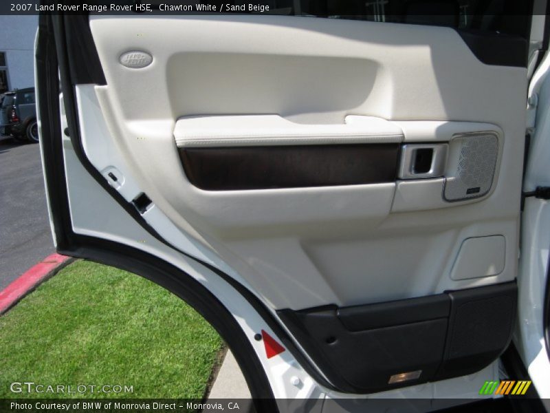 Chawton White / Sand Beige 2007 Land Rover Range Rover HSE