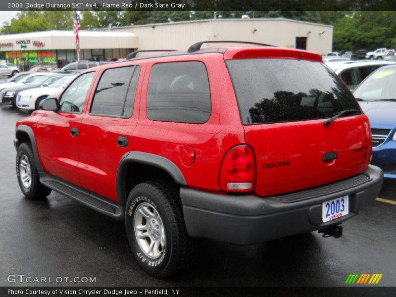 Flame Red / Dark Slate Gray 2003 Dodge Durango SXT 4x4