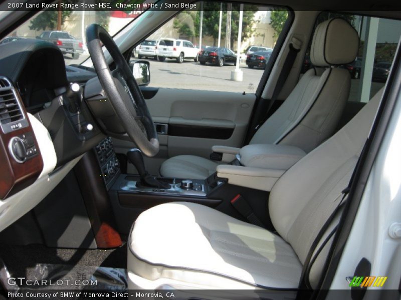 Chawton White / Sand Beige 2007 Land Rover Range Rover HSE