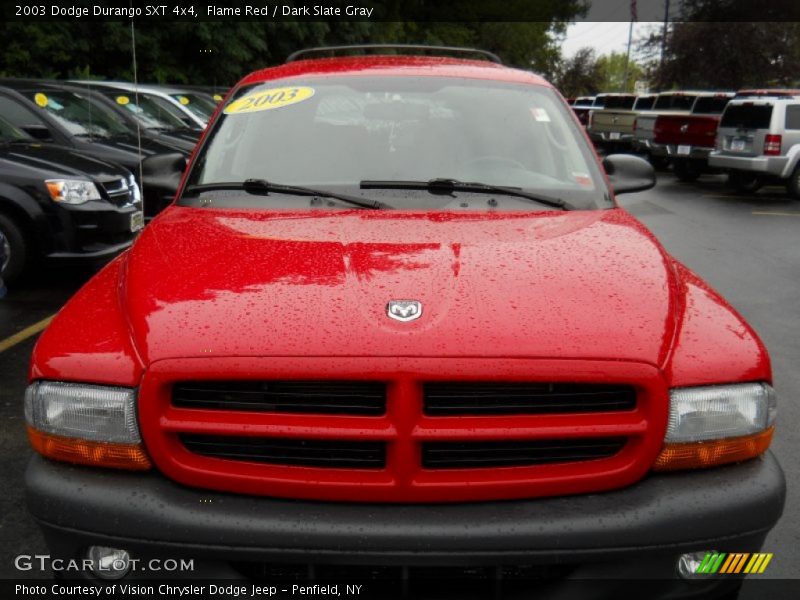 Flame Red / Dark Slate Gray 2003 Dodge Durango SXT 4x4