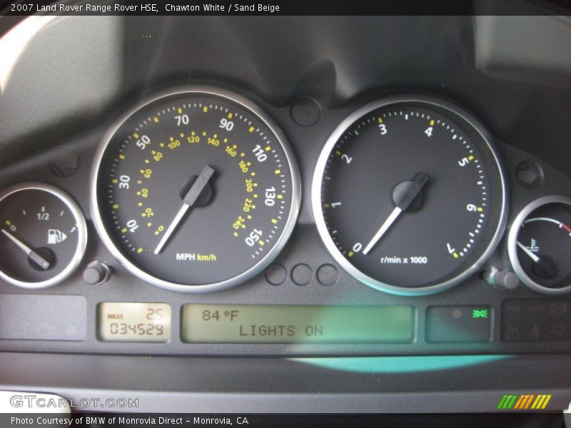Chawton White / Sand Beige 2007 Land Rover Range Rover HSE