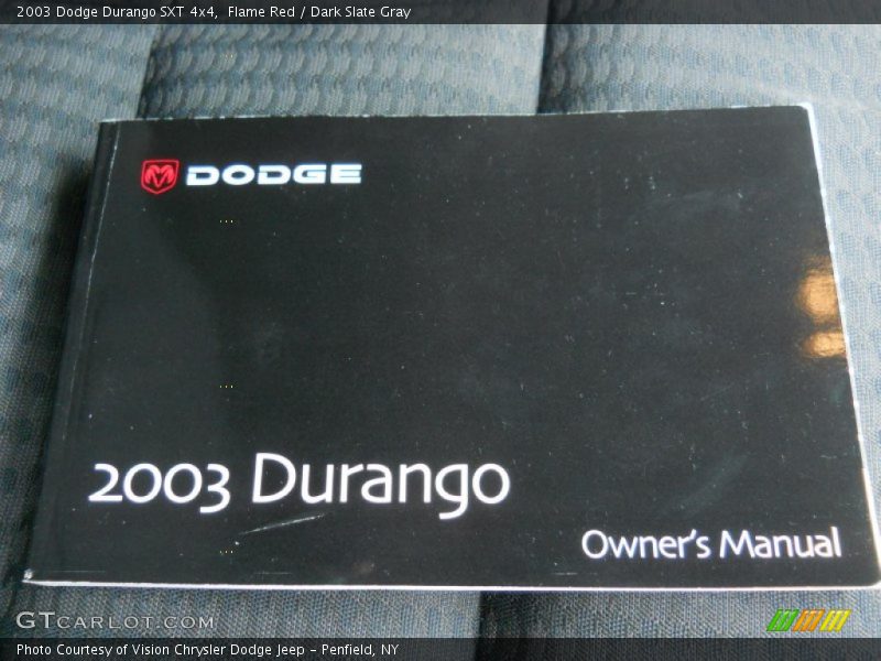 Flame Red / Dark Slate Gray 2003 Dodge Durango SXT 4x4