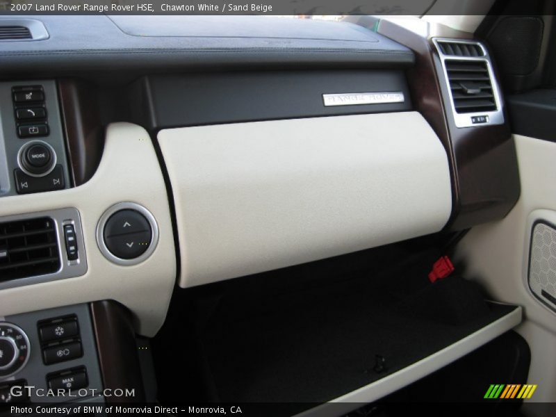 Chawton White / Sand Beige 2007 Land Rover Range Rover HSE