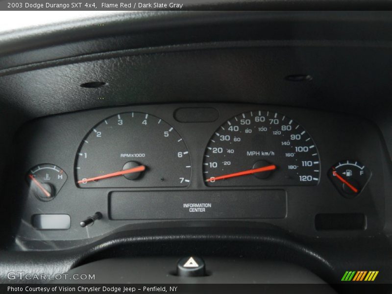 Flame Red / Dark Slate Gray 2003 Dodge Durango SXT 4x4