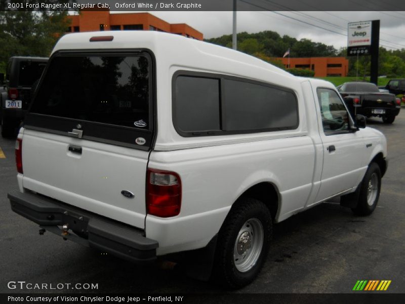 Oxford White / Dark Graphite 2001 Ford Ranger XL Regular Cab