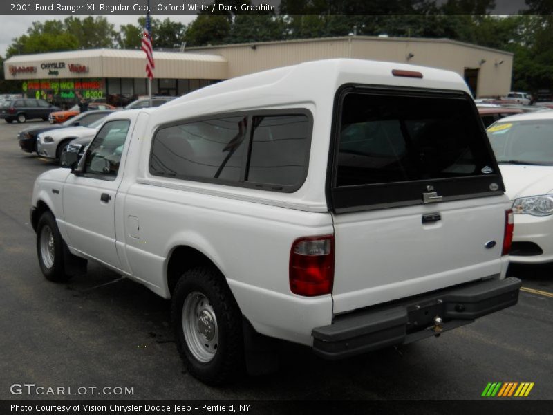 Oxford White / Dark Graphite 2001 Ford Ranger XL Regular Cab