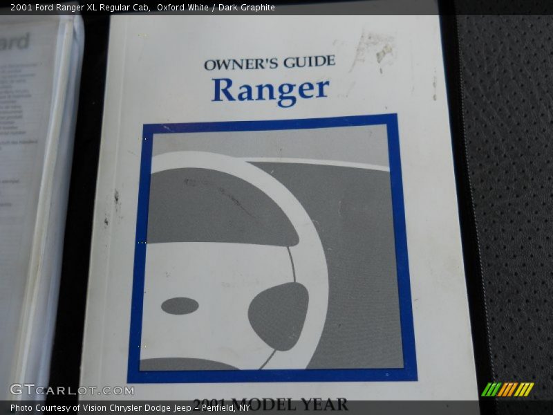 Oxford White / Dark Graphite 2001 Ford Ranger XL Regular Cab