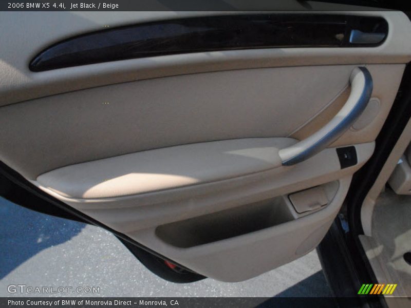 Jet Black / Beige 2006 BMW X5 4.4i